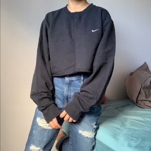 Vintage cropped Nike crew neck